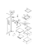 Refrigerator compartment parts