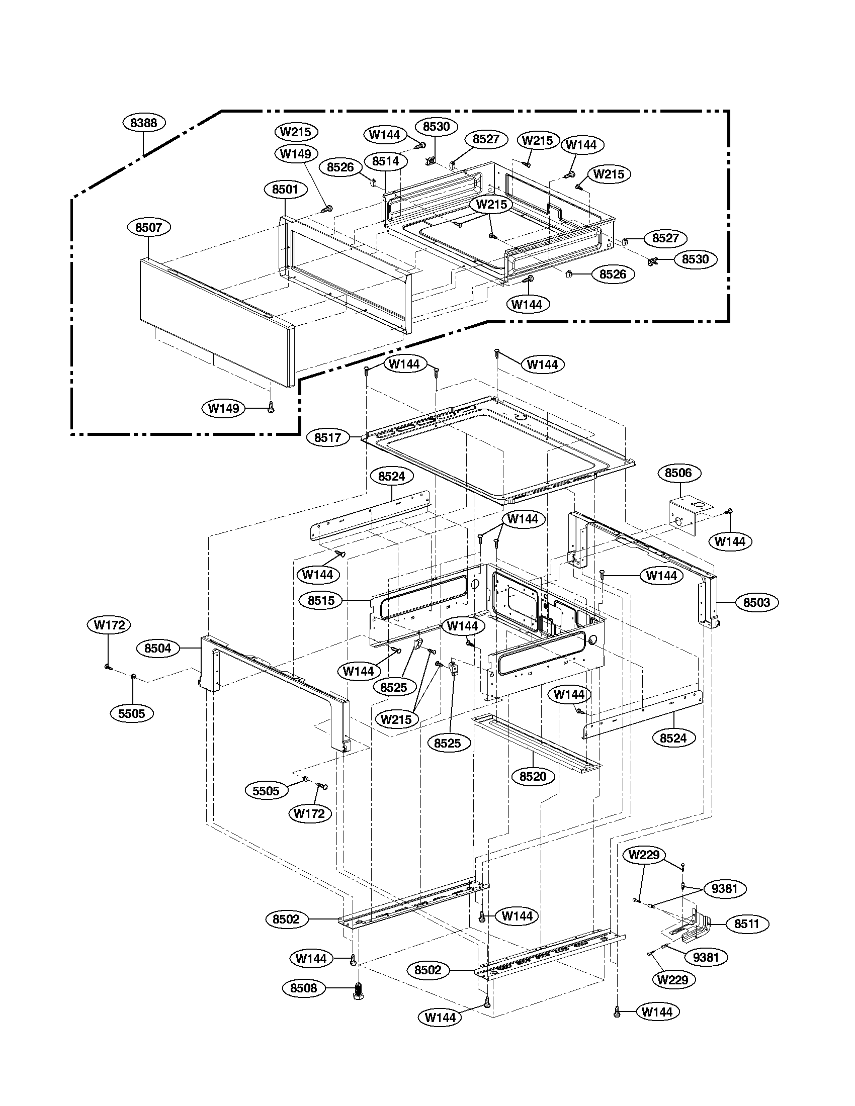 Drawer parts