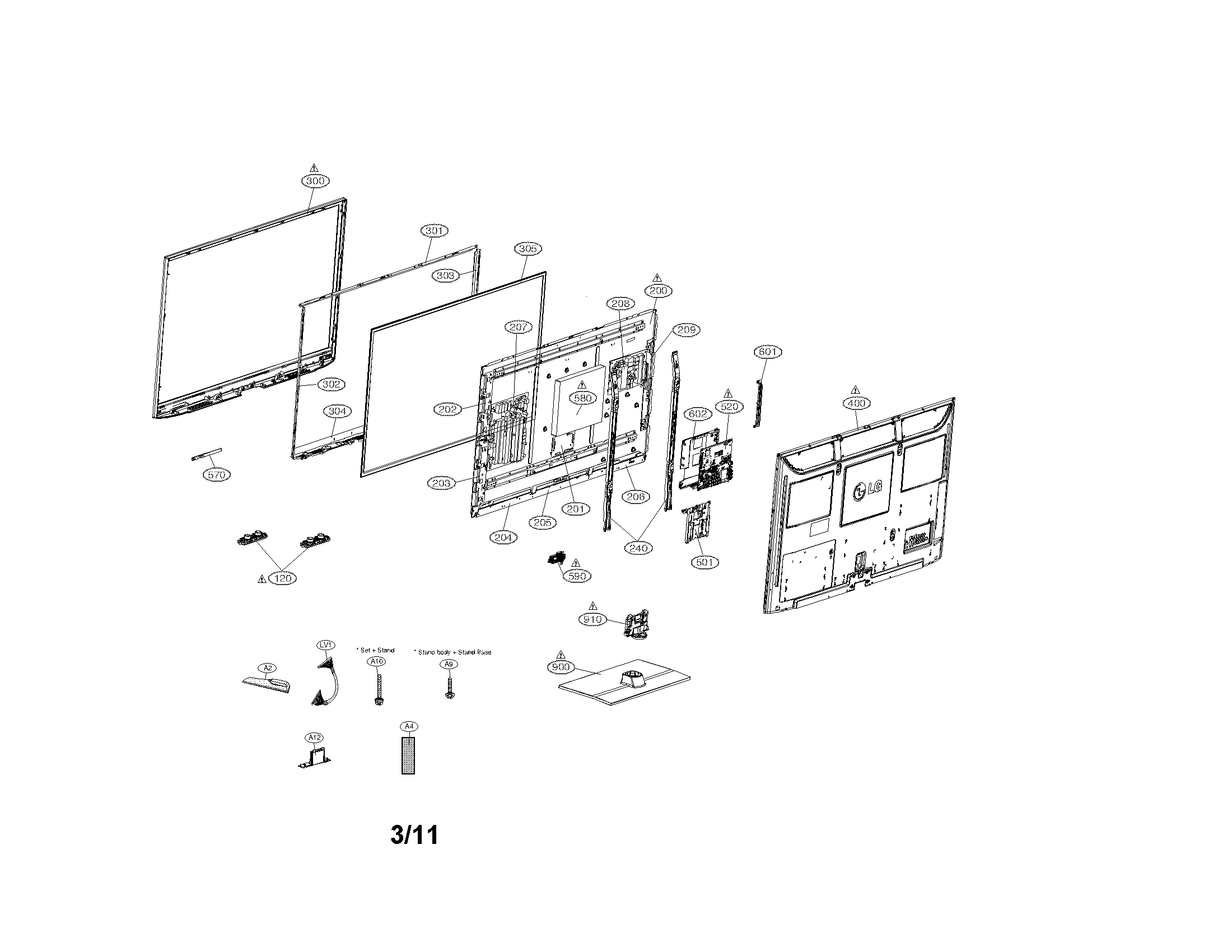 Exploded view parts