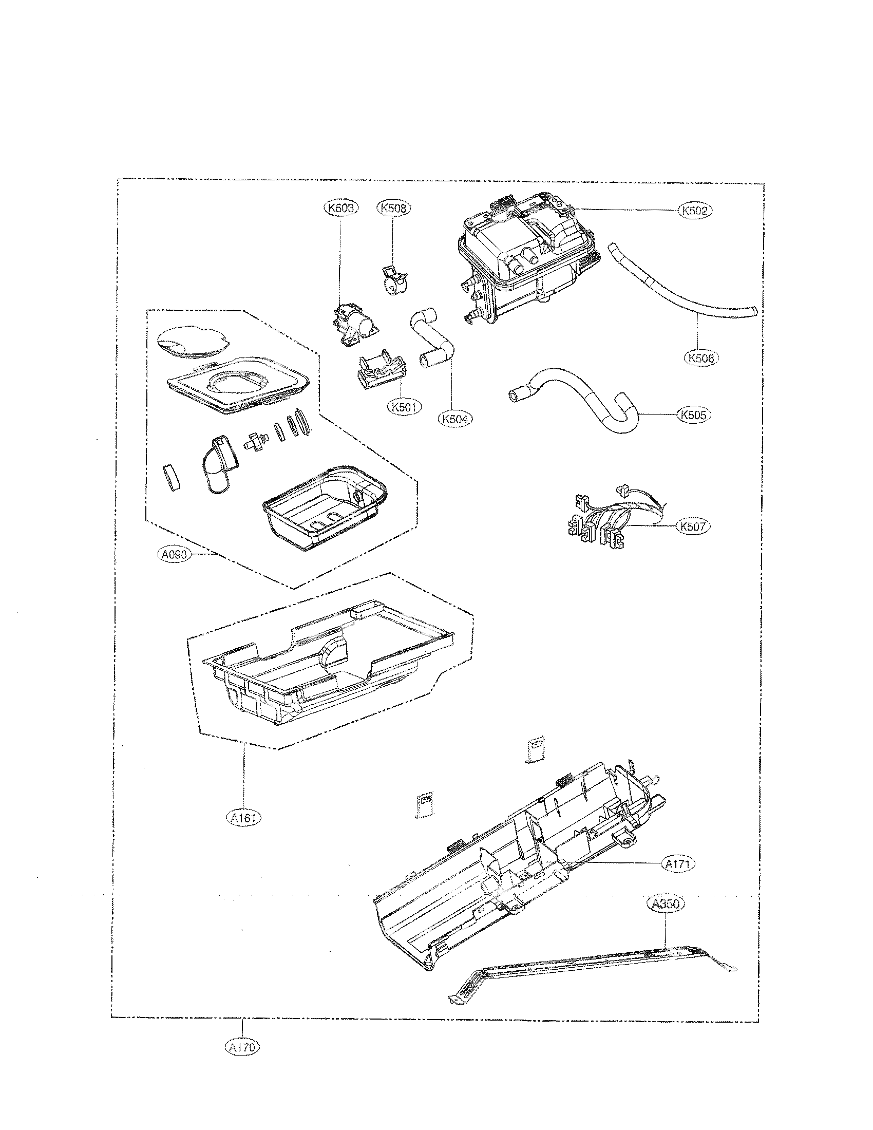 Guide assembly parts