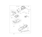 Kenmore Elite 79669472000 panel drawer and guide assembly parts diagram