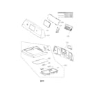 Kenmore Elite 79679472000 control panel and plate assembly parts diagram