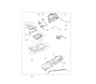 Kenmore Elite 79679478000 panel drawer and guide assembly parts diagram