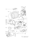 Drum and motor assembly parts