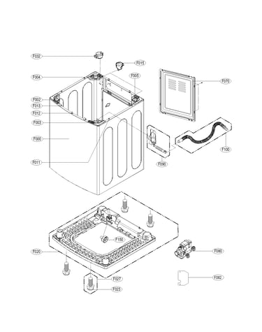 Out case assembly parts