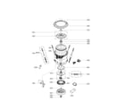Kenmore Elite 79629002000 tub assembly parts diagram