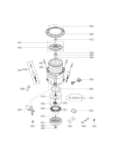 Tub assembly parts