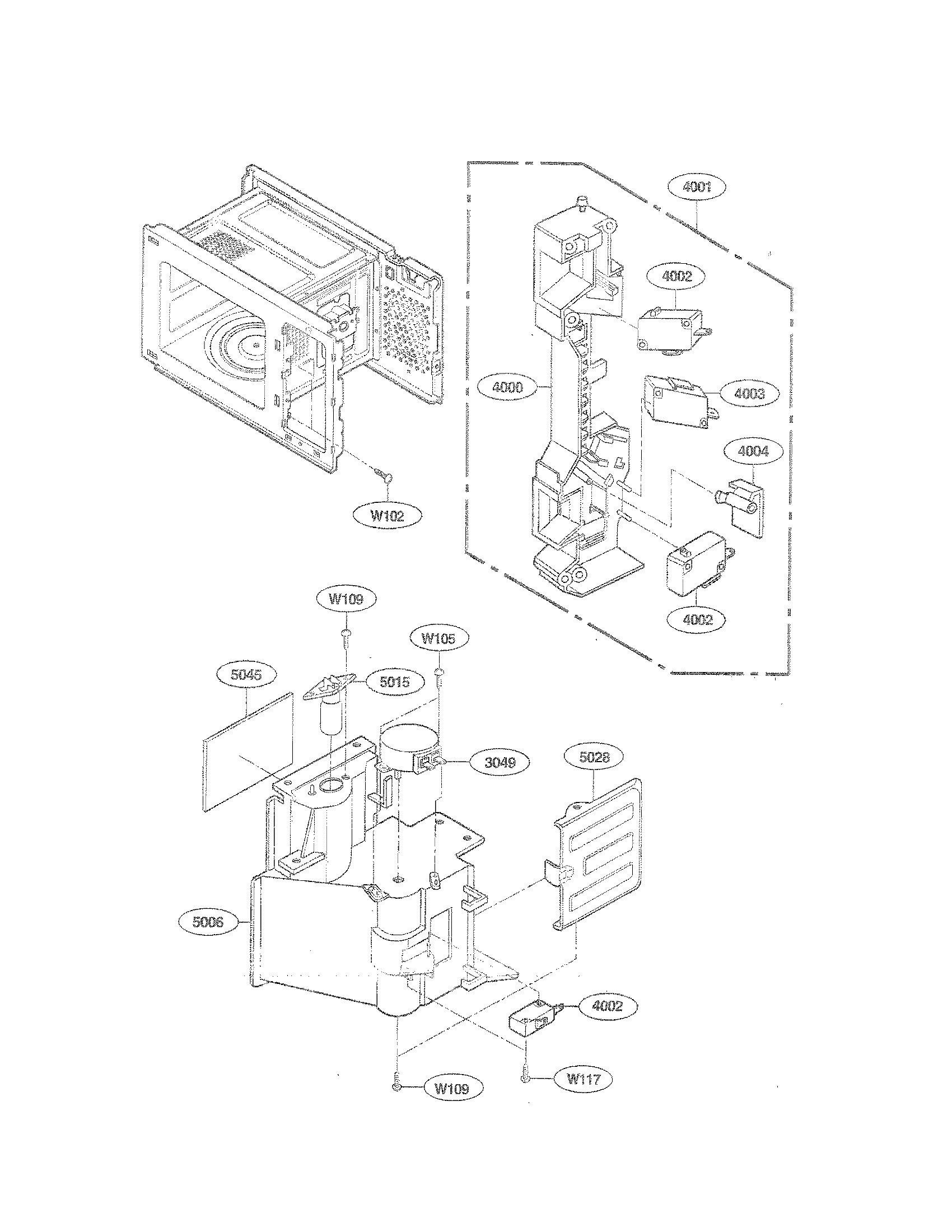 Latch board parts