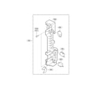 Kenmore 72180402402 latch board parts diagram
