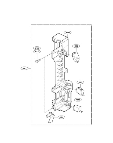 Latch board parts