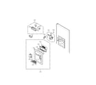 Kenmore Elite 79578506803 dispenser parts diagram