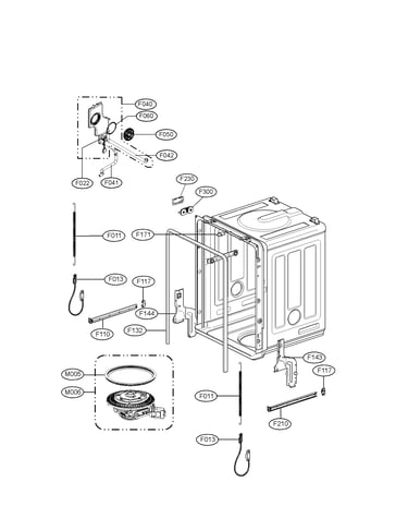 Tub assembly parts