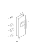 Freezer door parts