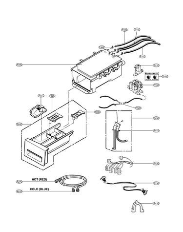 Dispenser assembly parts