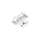 Kenmore 79572033110 freezer parts diagram