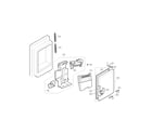 Kenmore 79572039110 ice maker and ice bank parts diagram