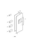Freezer door parts