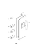 Freezer door parts