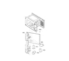 Kenmore 72162349200 latch board parts diagram