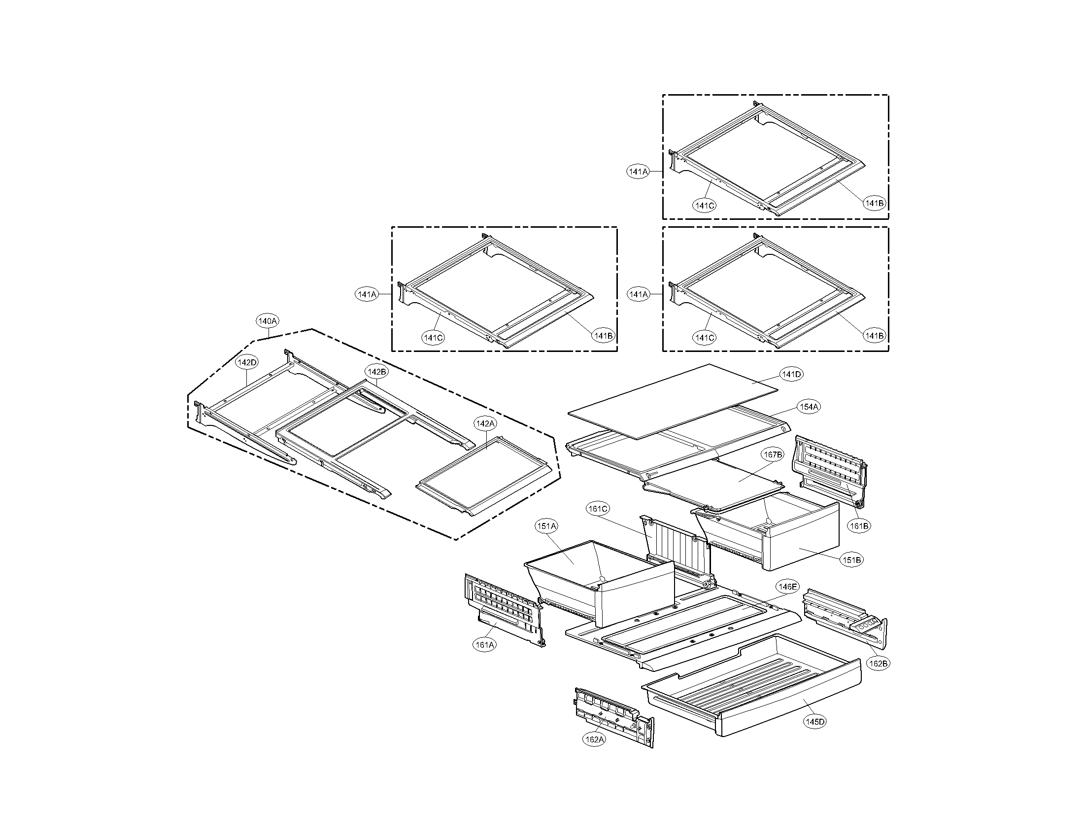 Refrigeator parts