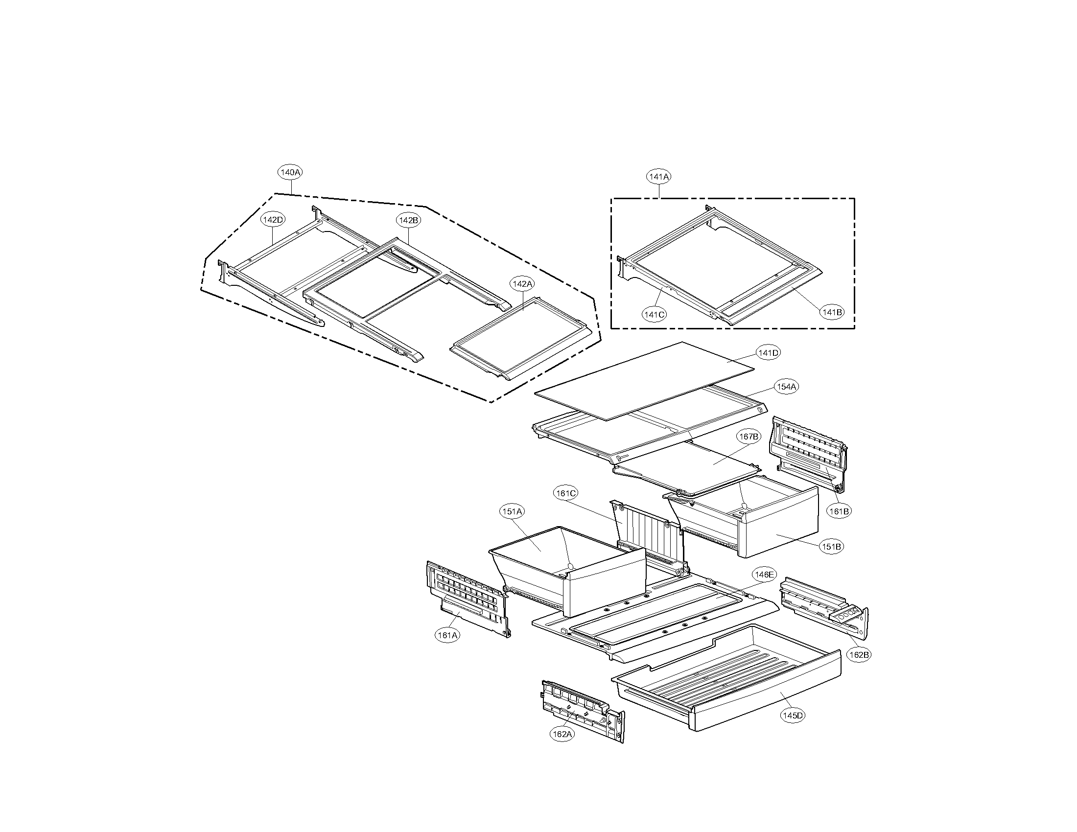 Refrigeator parts