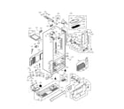 Kenmore Elite 79579779903 case parts diagram