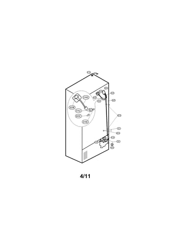 Valve and water tube parts