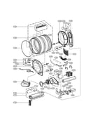 Drum and motor assembly parts
