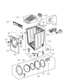 Cabinet and door assembly parts