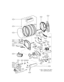 Drum and motor assembly parts