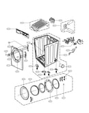 Cabinet and door assembly parts