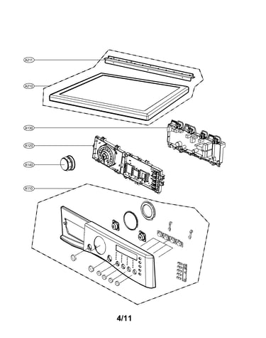 Control panel and palte assembly