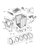 Cabinet and door assembly parts