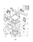 Cabinet and control panel assembly parts