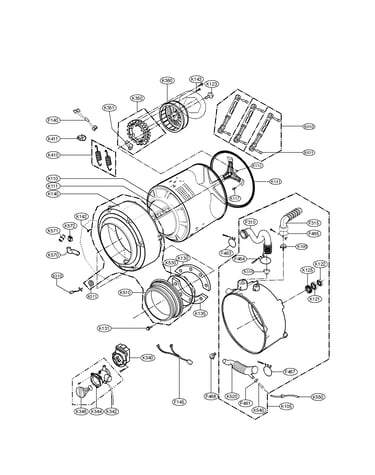 Drum and tub assembly parts