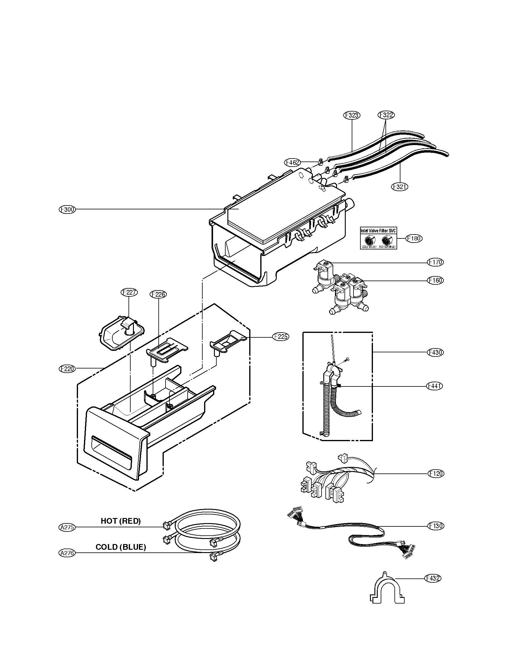 DISPENSER ASSEMBLY PARTS