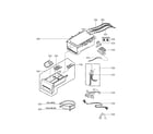 LG WM3360HRCA dispenser assembly parts diagram