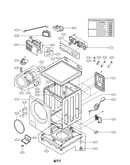 Cabinet and control panel assembly parts