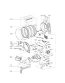 Drum and motor assembly parts