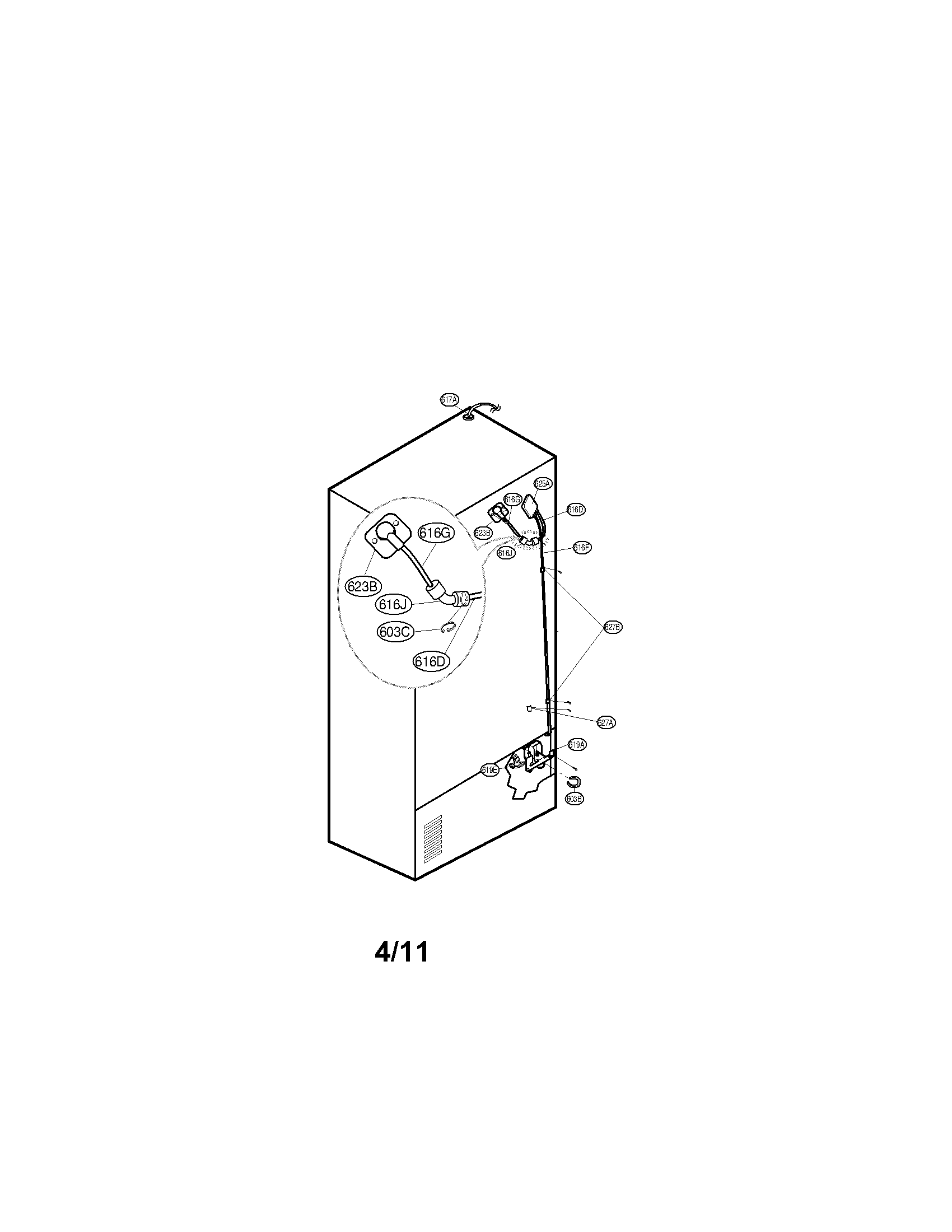 VALVE AND WATER TUBE PARTS