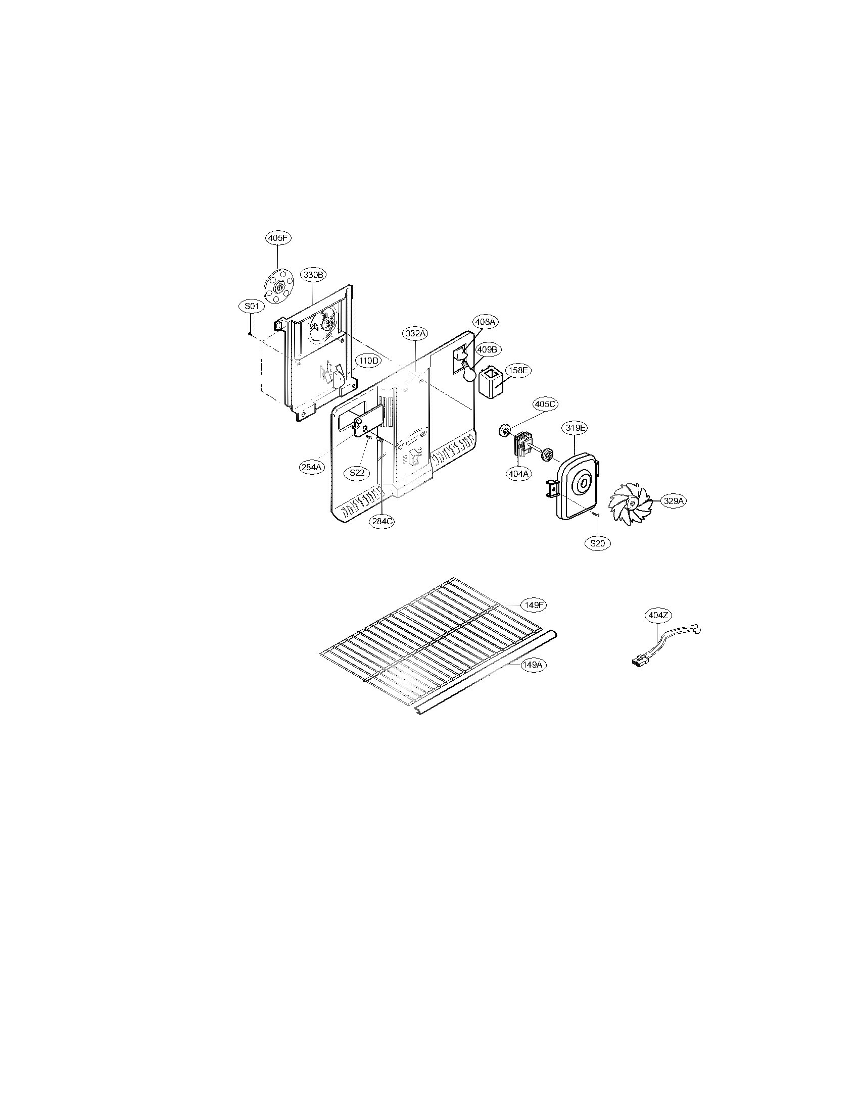 Freezer parts