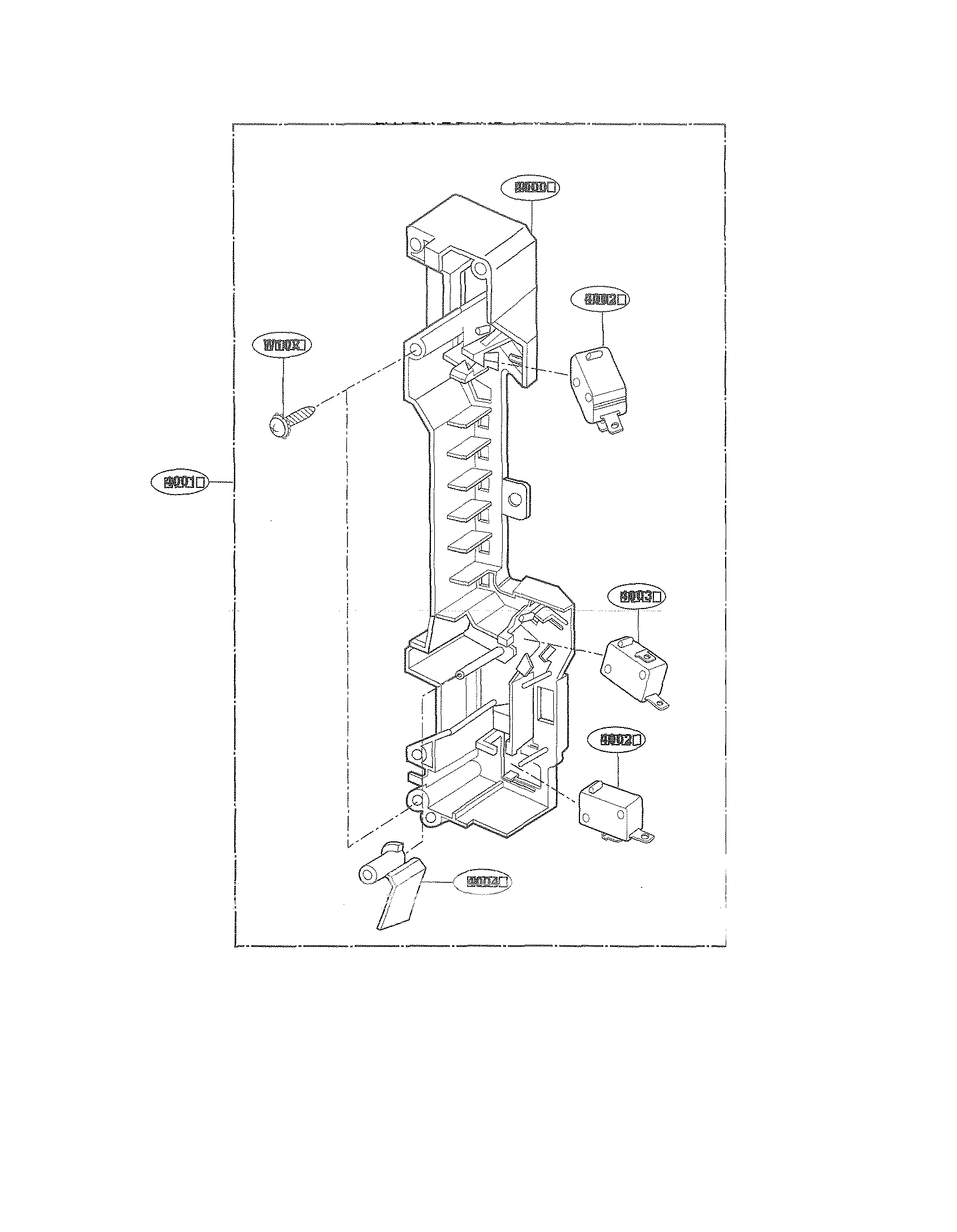 Latch board parts