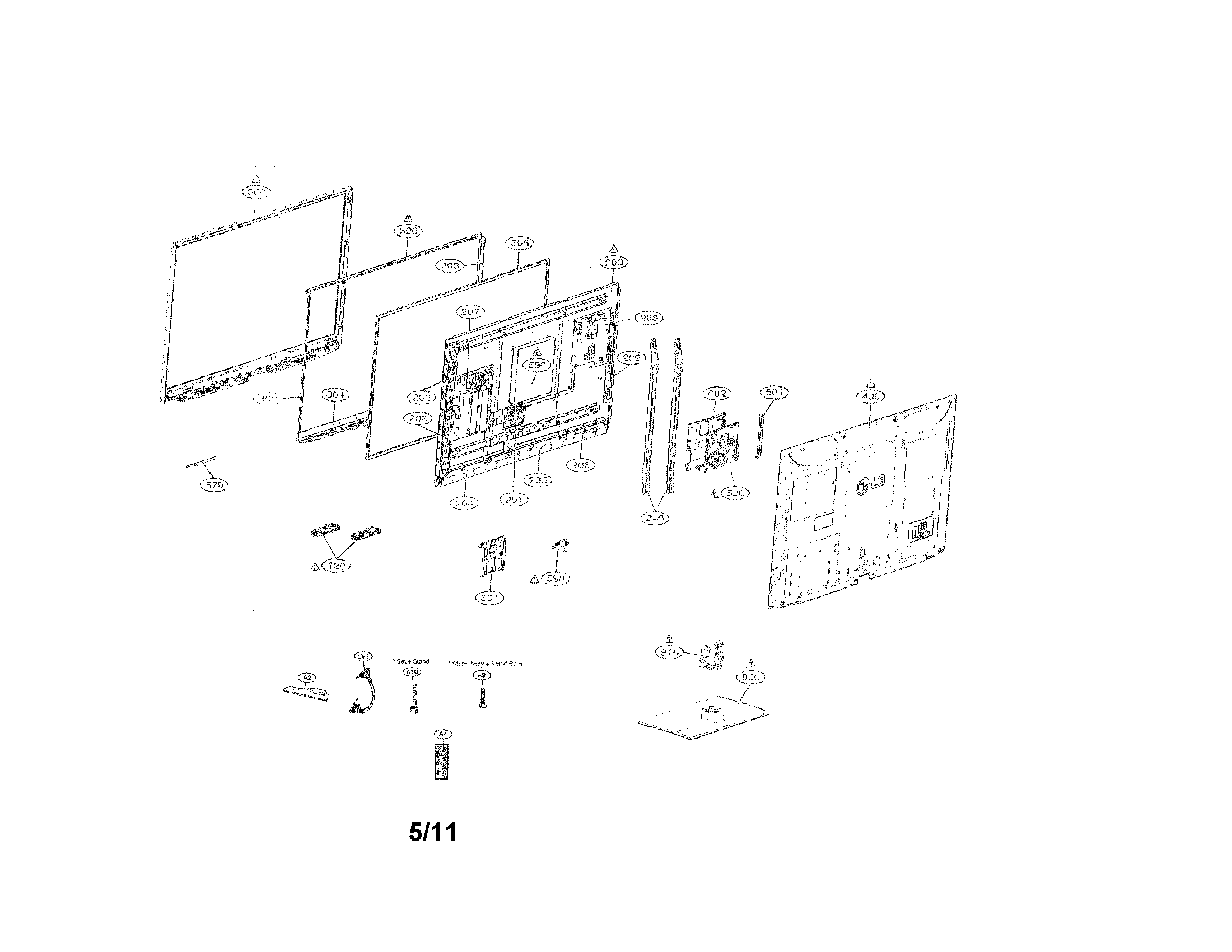 Exploded view parts