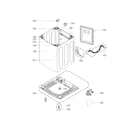 LG WT5101HW/00 exploded view of out case assembly diagram