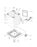 Exploded view of out case assembly