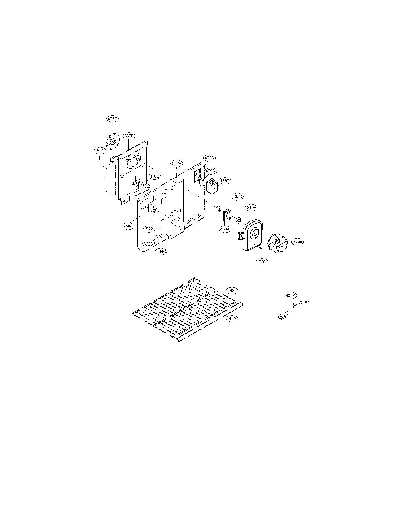 Freezer parts