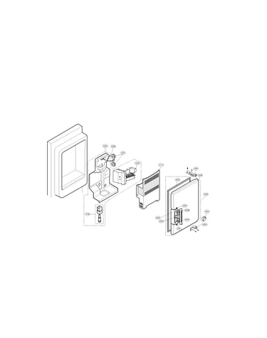 Ice maker and ice bank parts