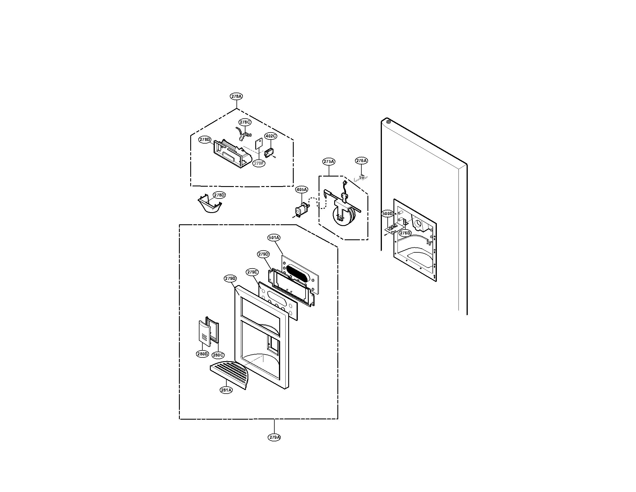 DISPENSER PARTS