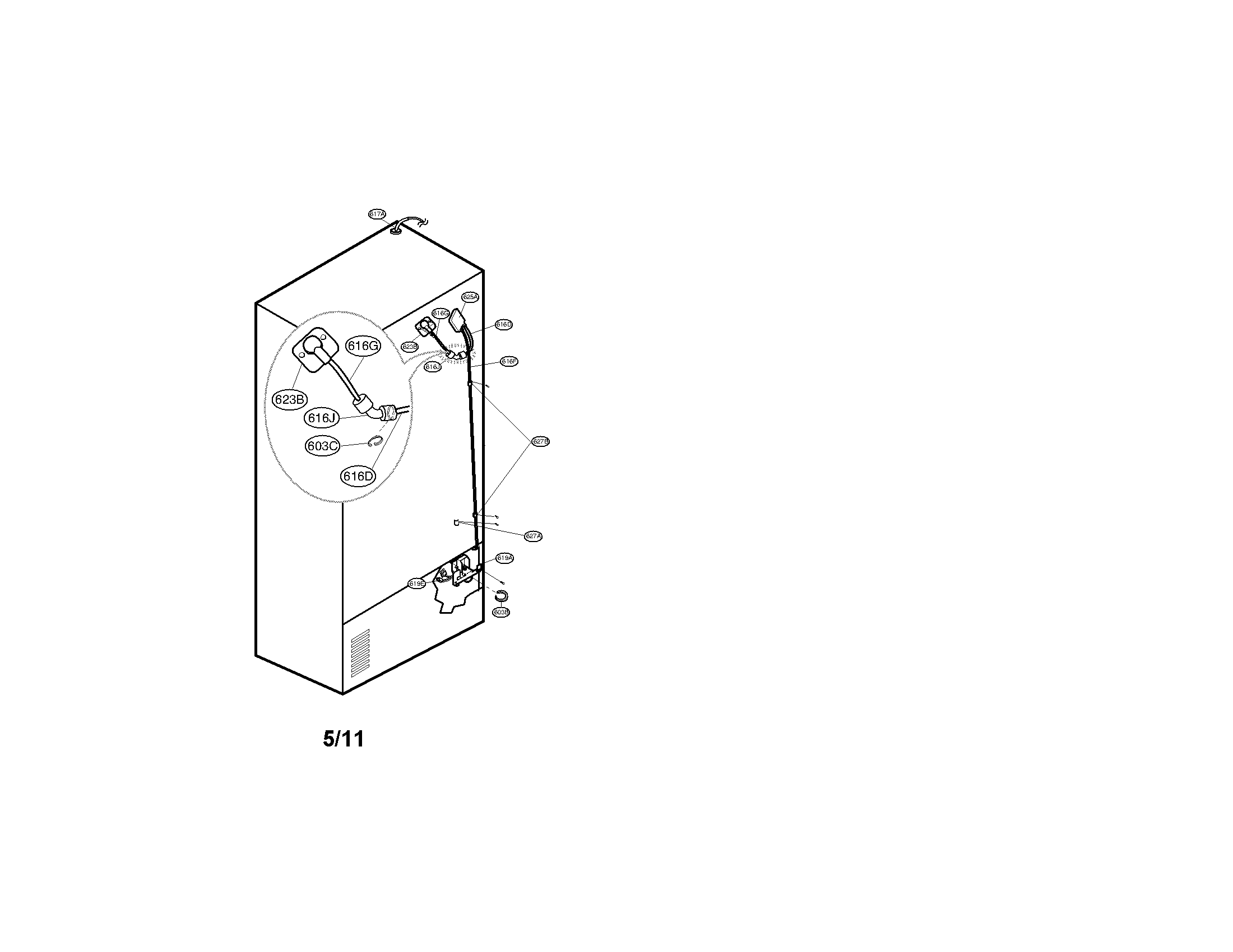 VALVE AND WATER TUBE PARTS