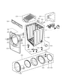 Cabinet and door assembly parts